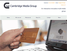 Tablet Screenshot of cambridge-media.com